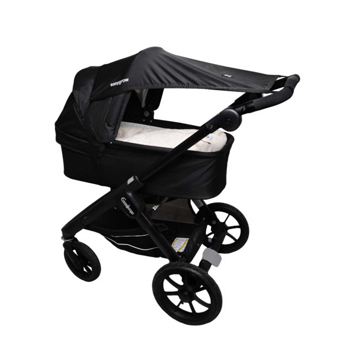Easygrow Solskydd Svart | Barnvagnar - Barnvagnstillbehör - Sommartillbehör till barnvagnen | BabyMode