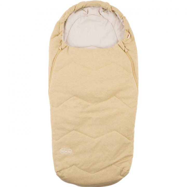 Voksi Åkpåse Breeze Light Kind Yellow | Barnvagnar - Barnvagnstillbehör - Åkpåsar - Tunnare åkpåsar | BabyMode