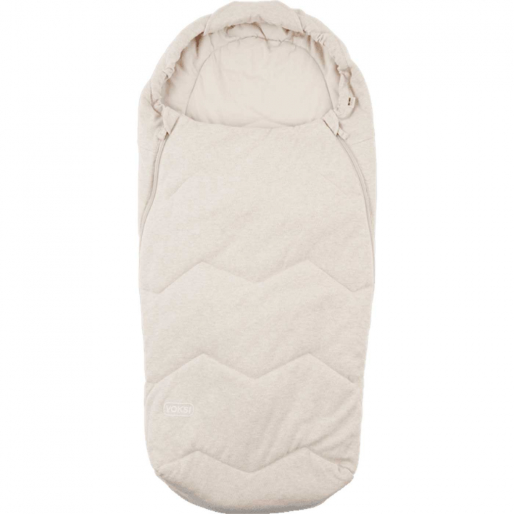 Voksi Åkpåse Breeze Light Sand | Barnvagnar - Barnvagnstillbehör - Åkpåsar - Tunnare åkpåsar | BabyMode
