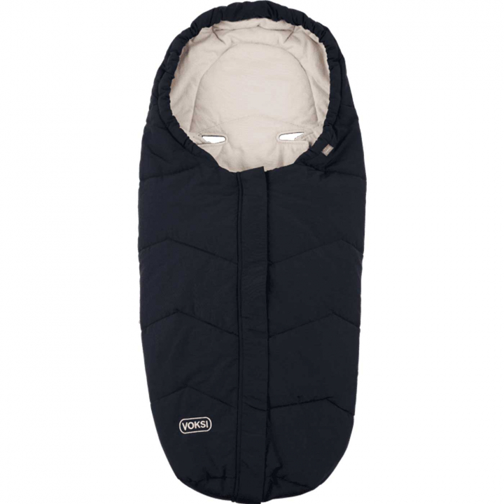 Voksi Åkpåse Move Light Black | Barnvagnar - Barnvagnstillbehör - Åkpåsar - Tunnare åkpåsar | BabyMode