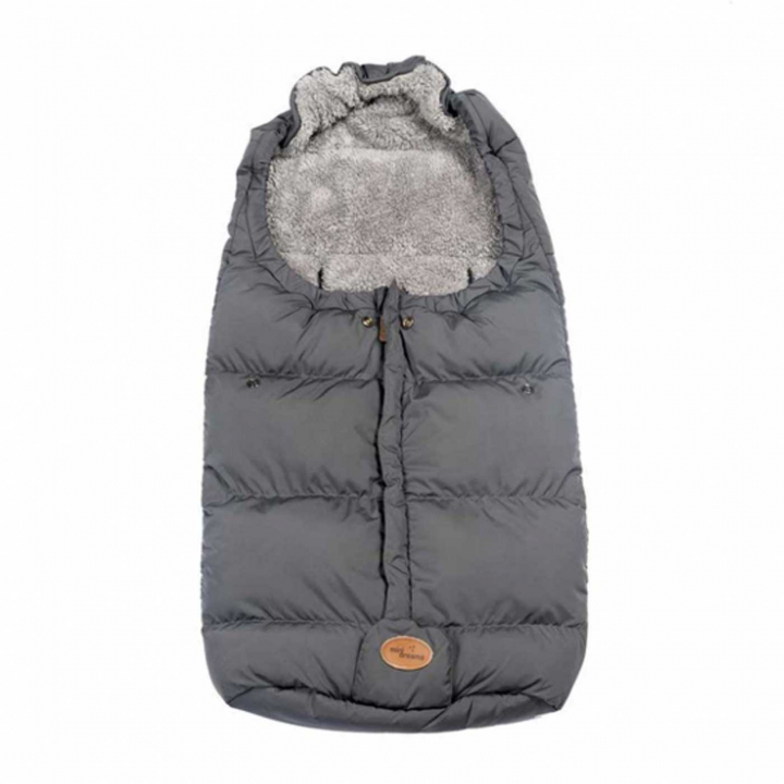 Mini Dreams Åkpåse mini, Mörkgrå | Barnvagnar - Barnvagnstillbehör - Hösttillbehör till barnvagnen | BabyMode