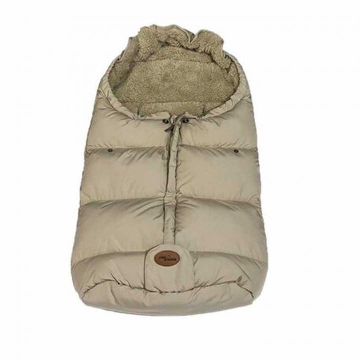 Mini Dreams Åkpåse mini, Sand | Barnvagnar - Barnvagnstillbehör - Åkpåsar - Åkpåsar vinter | BabyMode