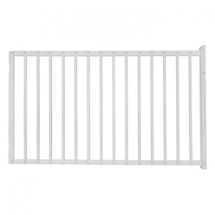 2ME Fällgrind i Trä 95 cm Vit | Barnsäkerhet - Säkerhetsgrindar | BabyMode