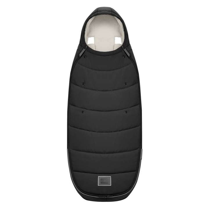 Cybex Platinum Åkpåse Sepia Black | Barnvagnar - Barnvagnstillbehör - Åkpåsar - Åkpåsar vinter | BabyMode