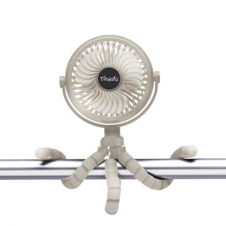 Tinkafu Barnvagnsfläkt Beige | Barnvagnar - Barnvagnstillbehör - Sommartillbehör till barnvagnen | BabyMode