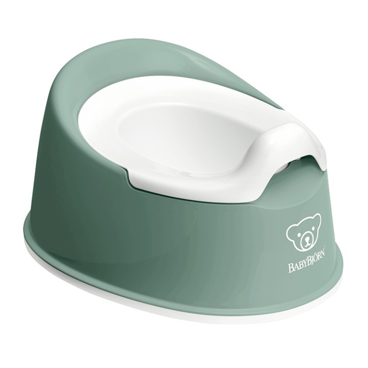 BABYBJÖRN Smart Potta Grågrön | Babytillbehör - Sköta - Pottor | BabyMode