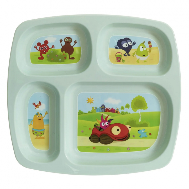 Babblarna Tallrik med fack | Leksaker - Populära varumärken - Babblarna | BabyMode