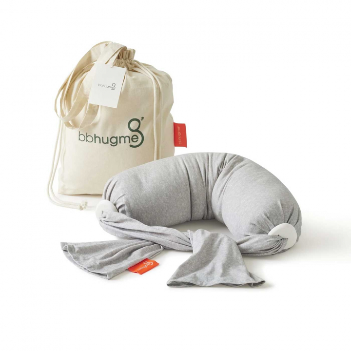 Bbhugme Amningskudde Grey Melange | Mamma - Amning - Amningskuddar | BabyMode