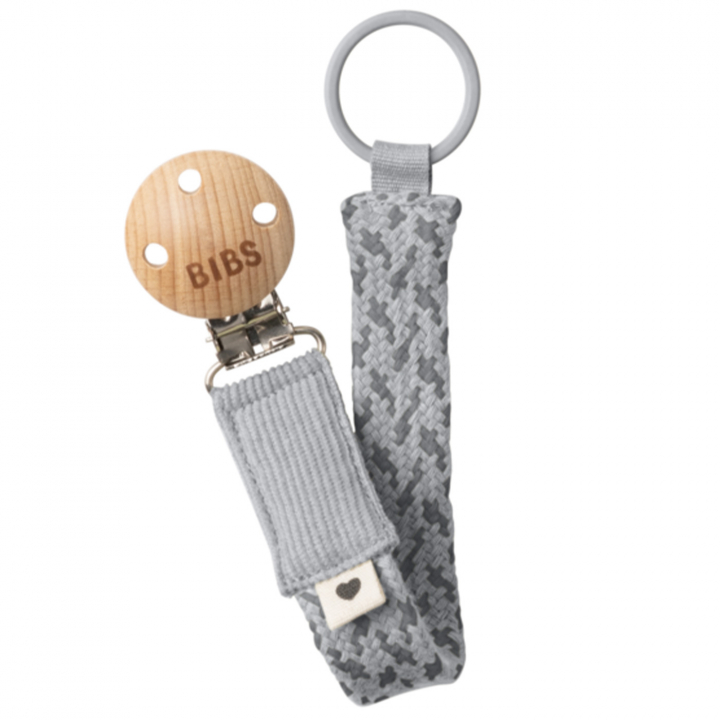 BIBS Napphållare Cloud/Iron | Babytillbehör - Nappar och tillbehör - Napphållare | BabyMode