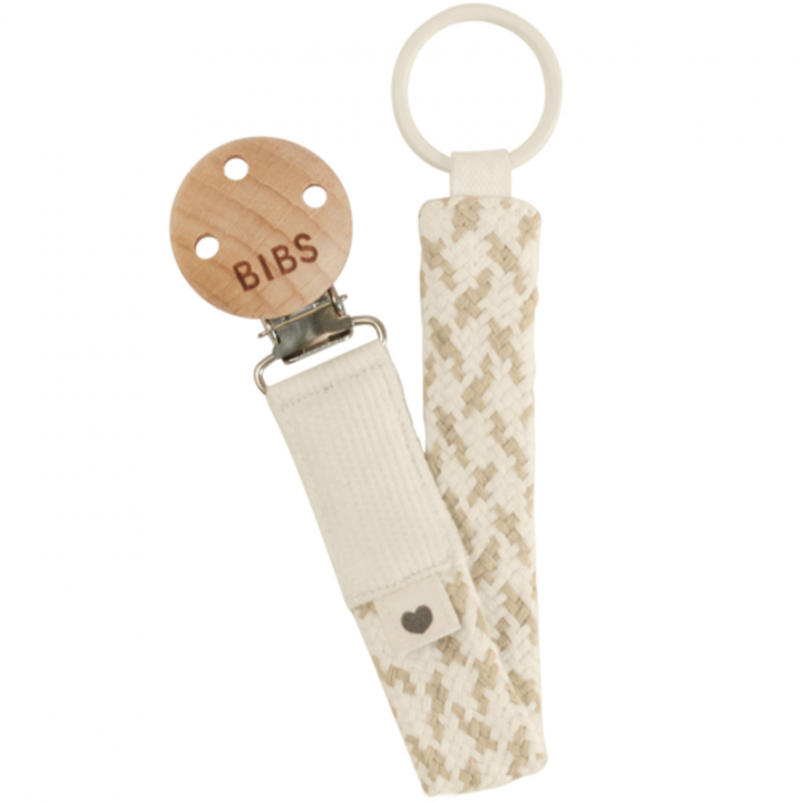 BIBS Napphållare Ivory/Vanilla | Babytillbehör - Nappar och tillbehör - Napphållare | BabyMode