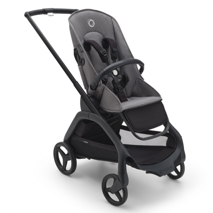 Bugaboo Dragonfly Base Barnvagn Black/Grey Melange | Barnvagnar - Varumärken - Bugaboo - Bugaboo Dragonfly | BabyMode