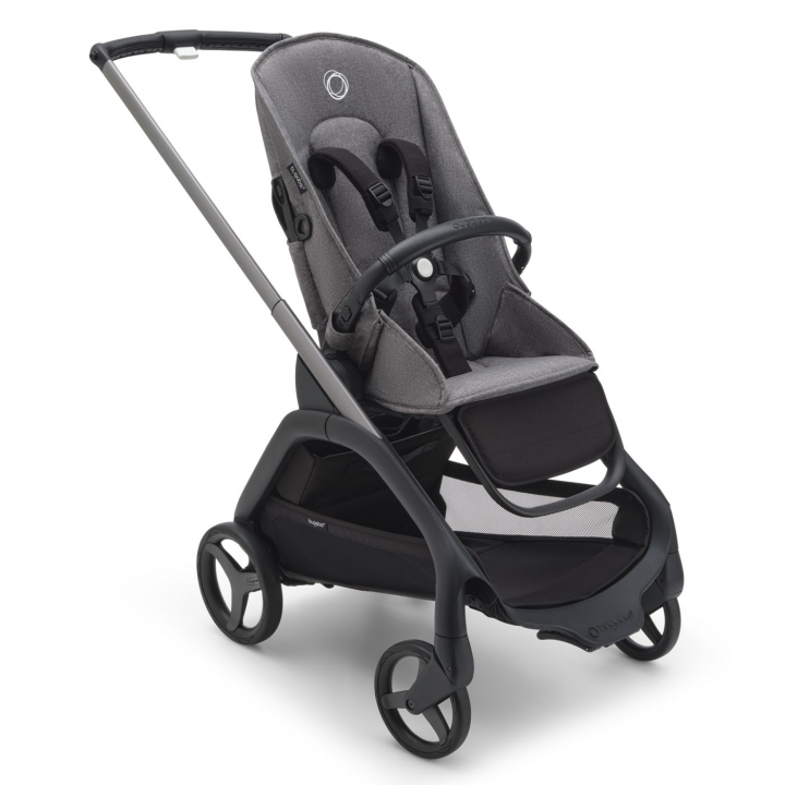 Bugaboo Dragonfly Base Barnvagn Graphite/Grey Melange | Barnvagnar - Varumärken - Bugaboo - Bugaboo Dragonfly | BabyMode