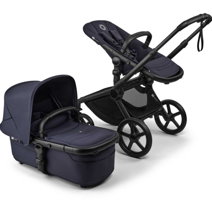 Bugaboo Fox 5 Renew Barnvagn Black/Deep Indigo | Barnvagnar - Varumärken - Bugaboo - Bugaboo Fox 5 | BabyMode