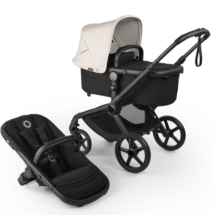 Bugaboo Fox 5 Renew Barnvagn Black/Heritage Black/Misty White | Barnvagnar - Varumärken - Bugaboo - Bugaboo Fox 5 | BabyMode