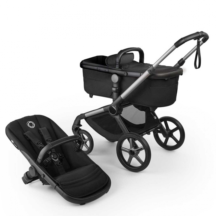 Bugaboo Fox 5 Renew Bas Barnvagn Graphite/Heritage Black | Barnvagnar - Varumärken - Bugaboo - Bugaboo Fox 5 | BabyMode