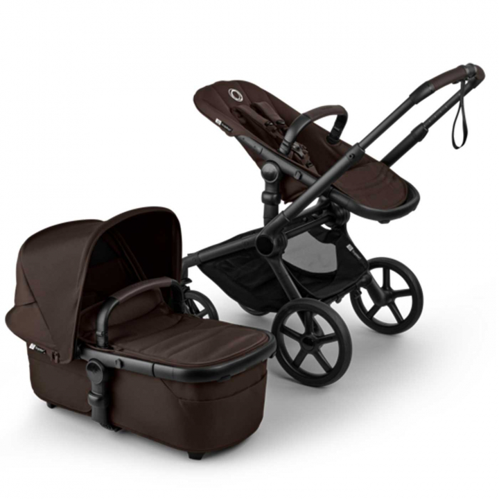 Bugaboo Fox 5 Renew Barnvagn Black/Cocoa Brown | Barnvagnar - Varumärken - Bugaboo - Bugaboo Fox 5 | BabyMode
