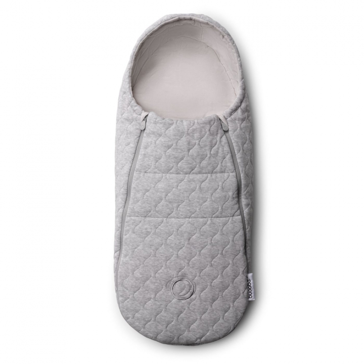 Bugaboo Newborn Inlay Light Grey Melange | Barnvagnar - Barnvagnstillbehör - Åkpåsar - Tunnare åkpåsar | BabyMode