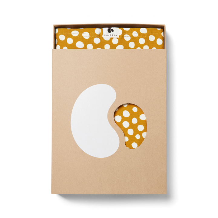 Coracor Bärsjal Abstract Dot Mustard | Kampanjer - Outlet - Outlet 15% | BabyMode