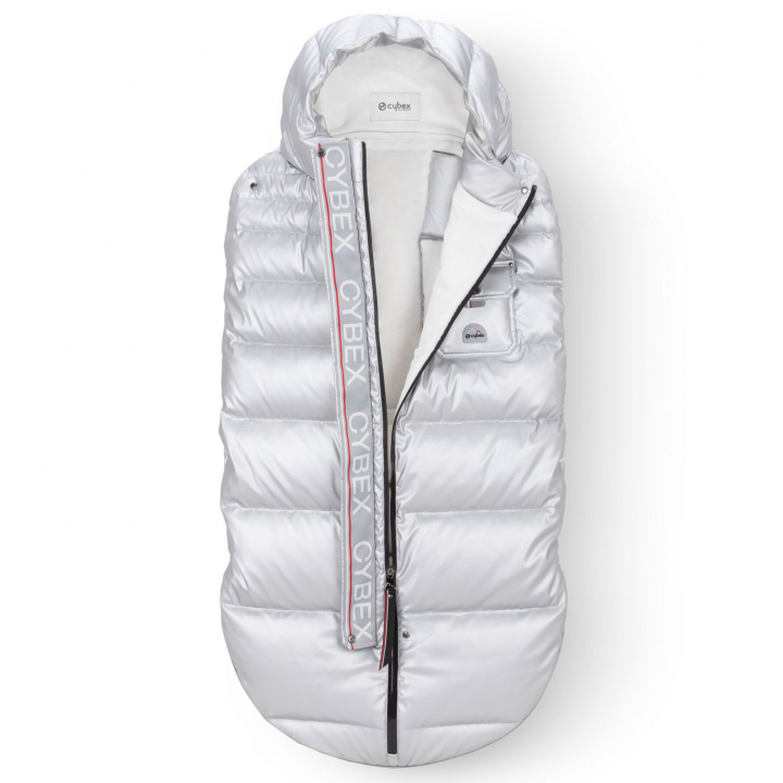 Cybex Platinum Åkpåse Vinter Arctic Silver | Barnvagnar - Barnvagnstillbehör - Åkpåsar - Åkpåsar vinter | BabyMode