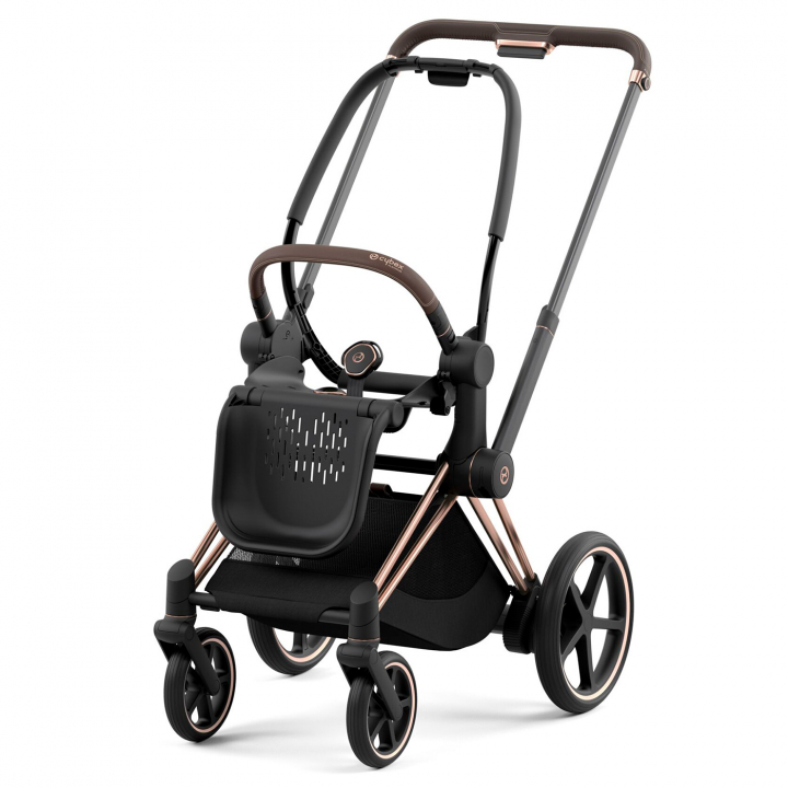 Cybex e-Priam Chassi Barnvagn Roségold | Barnvagnar - Varumärken - Cybex - Cybex E-Priam | BabyMode