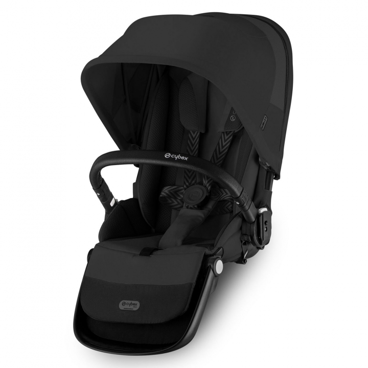 Cybex Gazelle S Syskonsits Moon Black | Barnvagnar - Varumärken - Cybex - Cybex e-Gazelle S | BabyMode