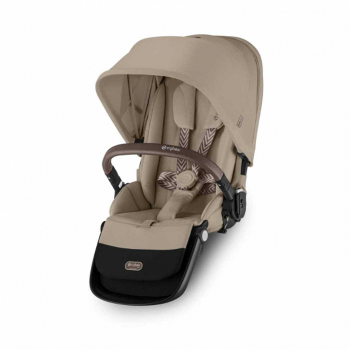 Cybex Gazelle S Syskonsits Almond Beige | Barnvagnar - Varumärken - Cybex - Cybex e-Gazelle S | BabyMode