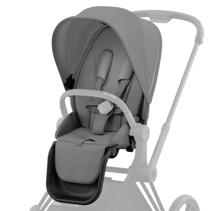 Cybex Priam Sittdelsklädsel 2023 Mirage Grey | Barnvagnar - Varumärken - Cybex - Cybex E-Priam | BabyMode