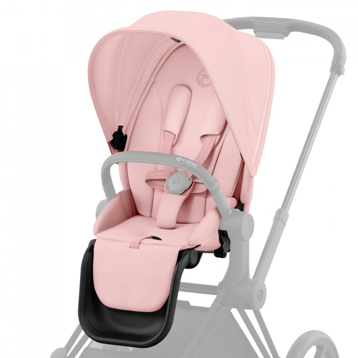 Cybex Priam Sittdelsklädsel 2023 Peach Pink | Barnvagnar - Varumärken - Cybex - Cybex E-Priam | BabyMode