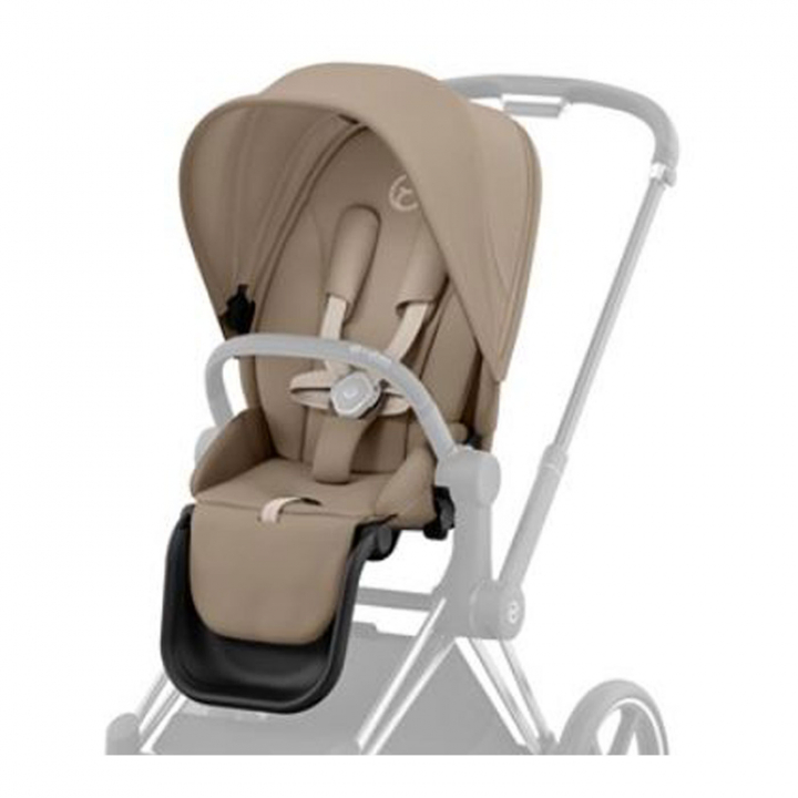 Cybex Priam Sittdelsklädsel Cozy Beige | Barnvagnar - Varumärken - Cybex - Cybex E-Priam | BabyMode