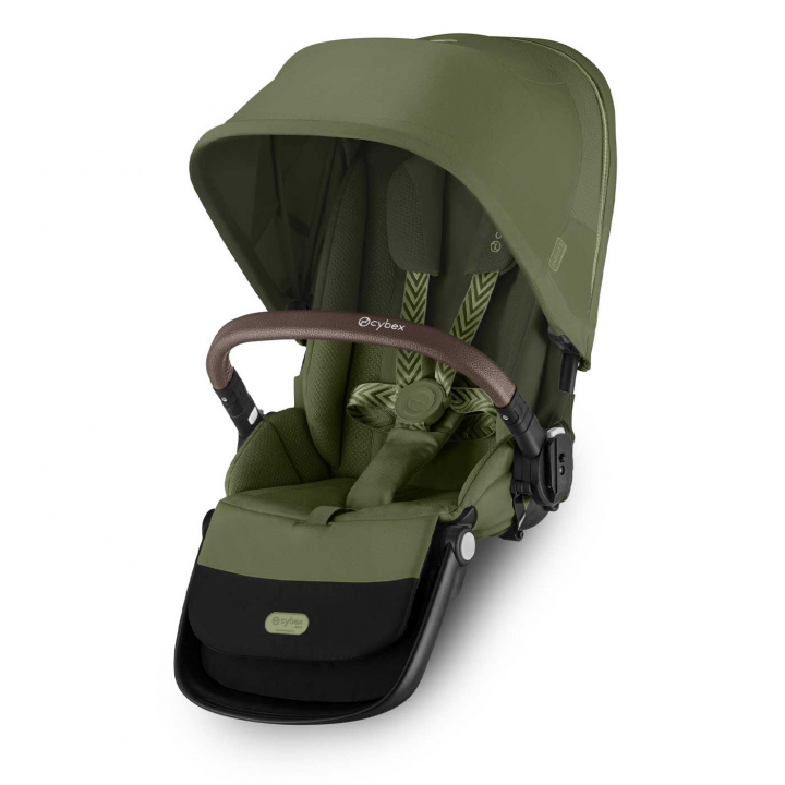 Cybex Gazelle S Syskonsits Moss Green | Barnvagnar - Varumärken - Cybex - Cybex e-Gazelle S | BabyMode
