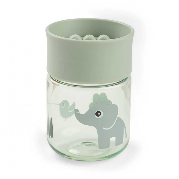 Done by Deer Träningsmugg Playground Green | Babytillbehör - Äta och mata - Muggar, flaskor och glas | BabyMode