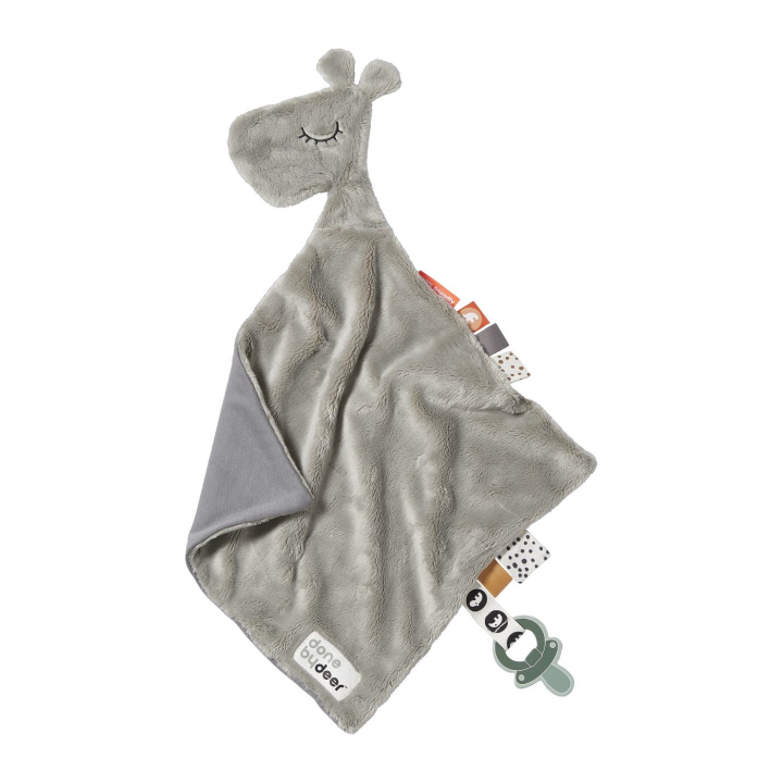 Done by Deer Snuttefilt Raffi Grey | Leksaker - Gosedjur och snuttefiltar - Snuttefiltar | BabyMode