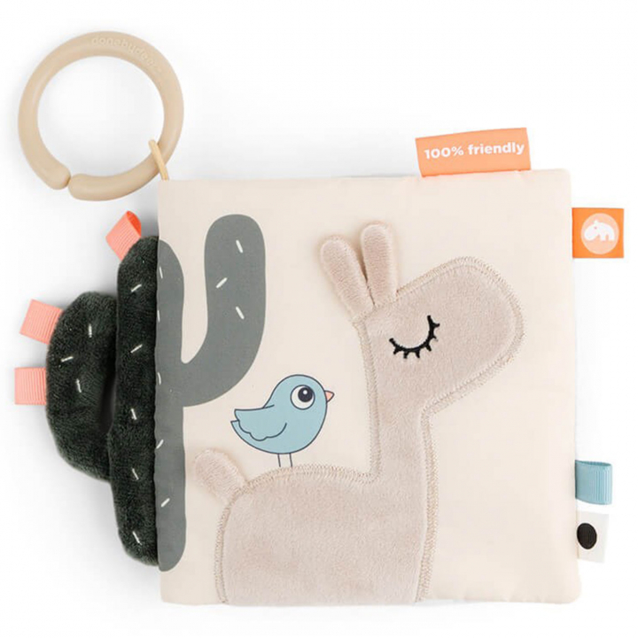 Done By Deer Aktivitetsbok Lalee Sand | Leksaker - Babyleksaker - Aktivitetsleksaker | BabyMode