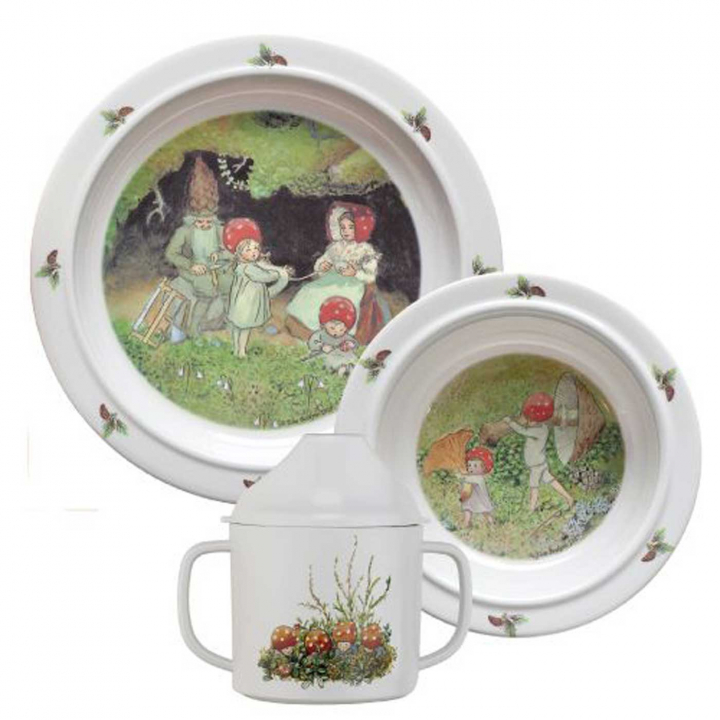 Elsa Beskow Tomtebobarnen Servis | Babytillbehör - Äta och mata - Serviser | BabyMode