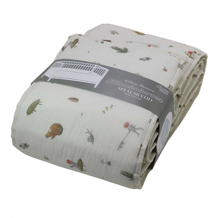 Elsa Beskow Tomtebobarnen Spjälskydd Beige | Babytillbehör - Sova - Spjälskydd | BabyMode