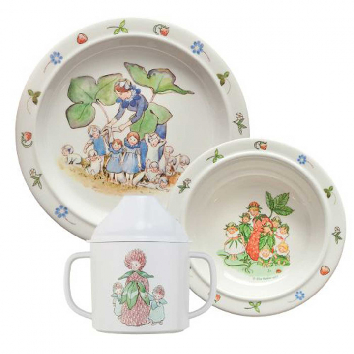 Elsa Beskow Blomsterbarn Servis | Babytillbehör - Äta och mata - Serviser | BabyMode