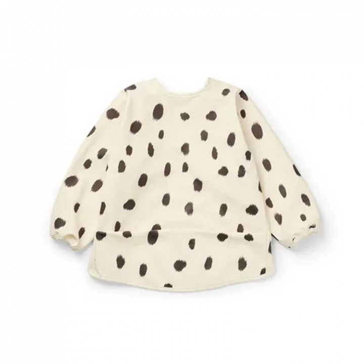 Elodie Långärmad Haklapp Dalmatian Dots Grande | Babytillbehör - Äta och mata - Haklappar | BabyMode