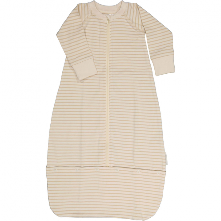 Geggamoja Sovpåse Bambu Classic Beige/Vit 74/80 | Babytillbehör - Sova - Swaddles | BabyMode