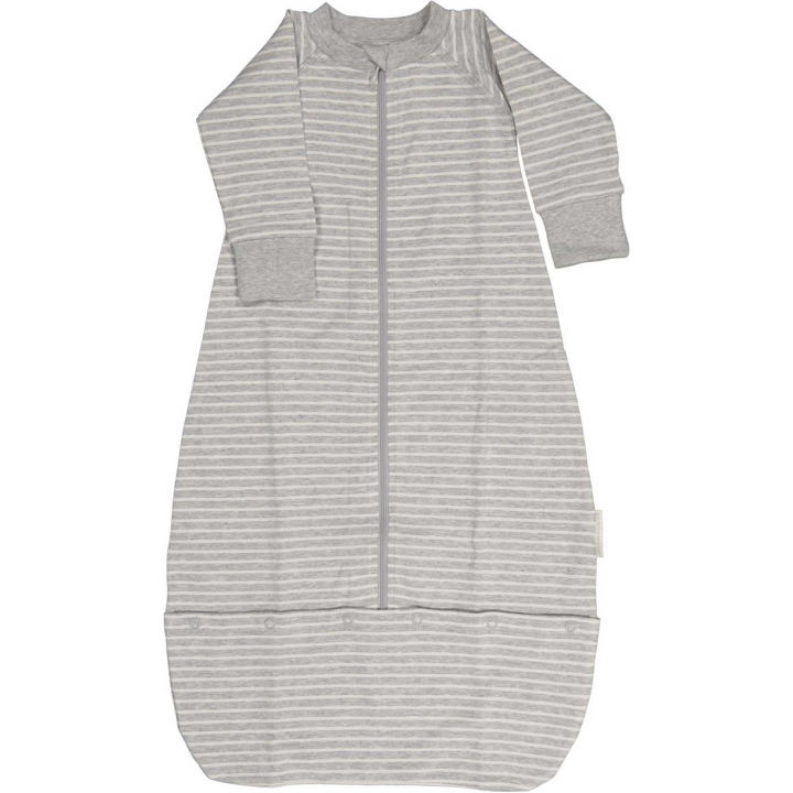 Geggamoja Sovpåse Bambu Classic Grå/Vit 74/80 | Babytillbehör - Sova - Swaddles | BabyMode