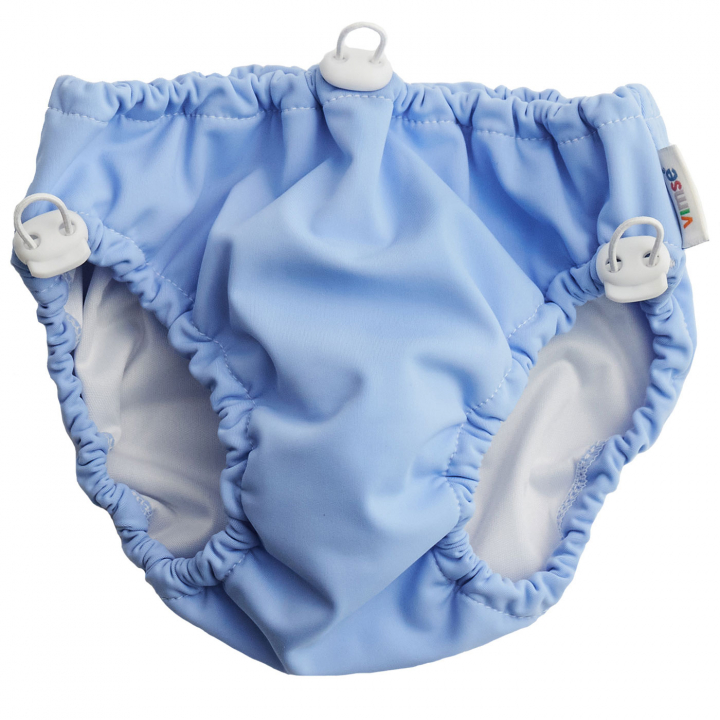 Imse Vimse Badblöja Drawstring L/XL 9-14 kg Ljusblå | Resa med barn - Sol och bad - Badkläder | BabyMode