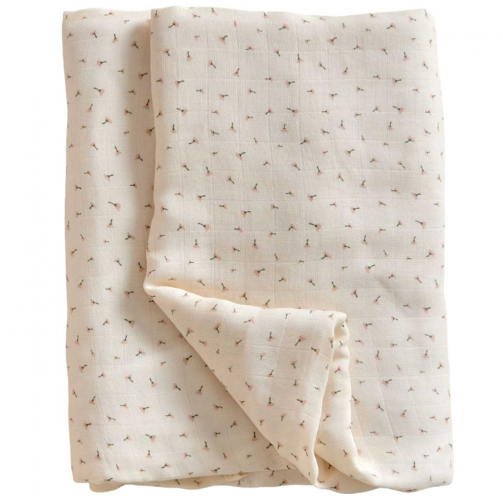 Jack o Juno Muslinfilt Poppy in Bloom | Babytillbehör - Sova - Babyfiltar | BabyMode