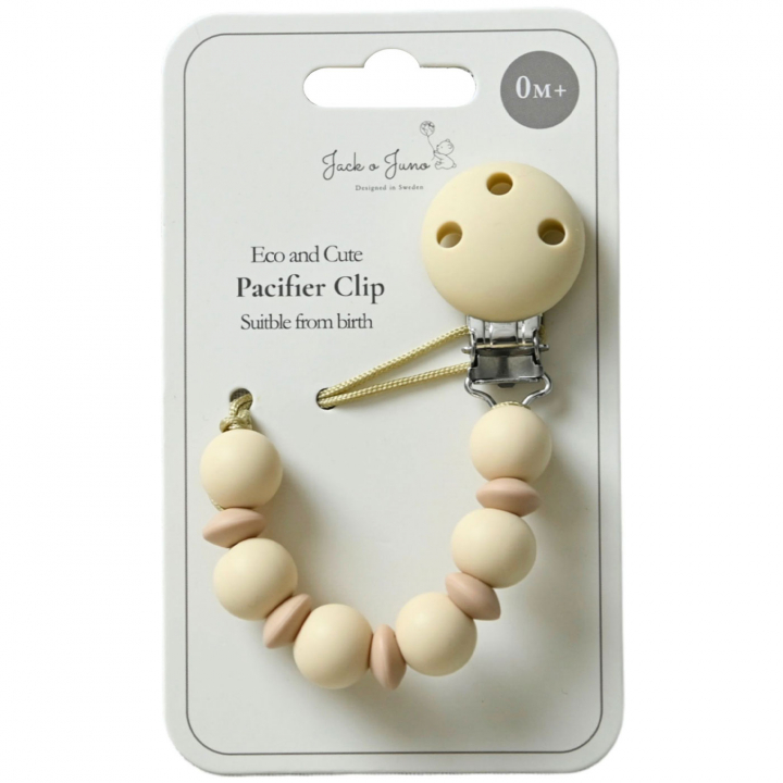 Jack o Juno Napphållare Cookies &amp; Cream | Babytillbehör - Nappar och tillbehör - Napphållare | BabyMode