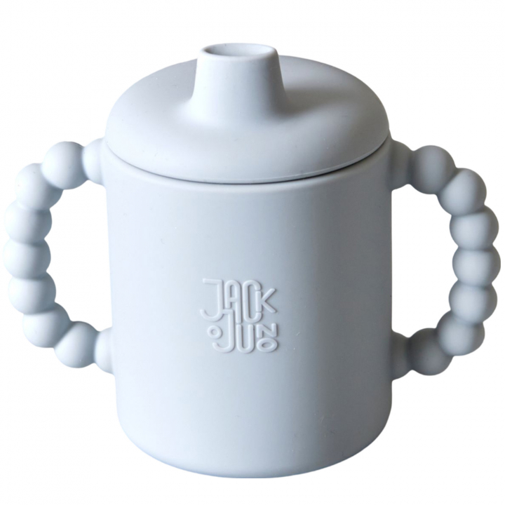 Jack o Juno Bubble Sippy Cup Glacier Grey | Babytillbehör - Äta och mata - Muggar, flaskor och glas | BabyMode