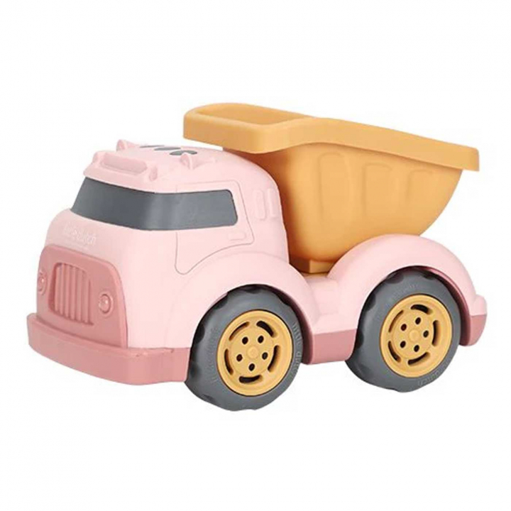 Little Dutch Tipptruck Rosa 17 cm | Leksaker - Leksaksbilar & fordon - Bilar | BabyMode