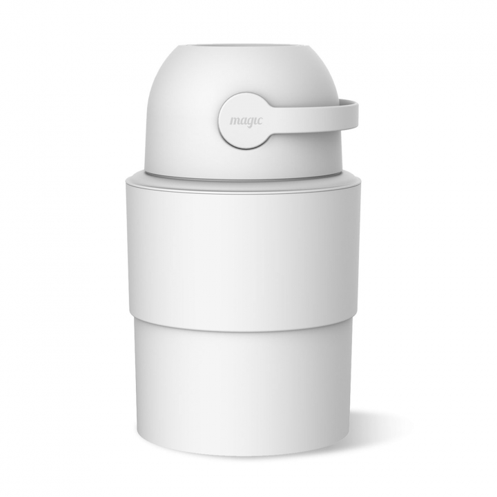 Magic Heka Blöjhink M White | Babytillbehör - Sköta - Blöjhinkar | BabyMode