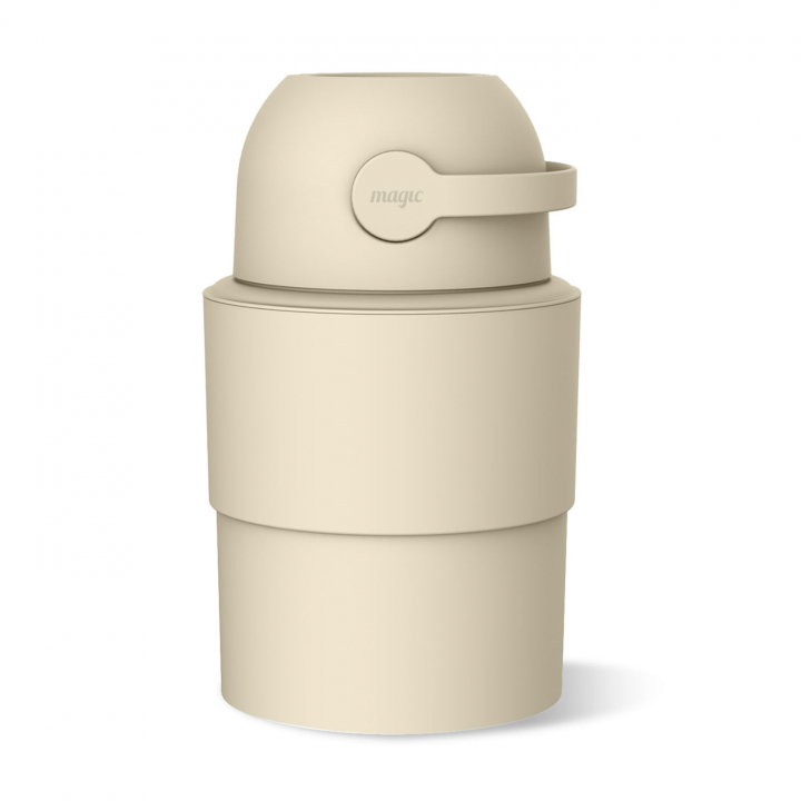Magic Heka Blöjhink M Beige | Babytillbehör - Sköta - Blöjhinkar | BabyMode