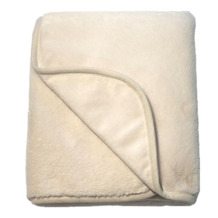 Mini Dreams Filt Fluffy Beige | Barnvagnar - Barnvagnstillbehör - Vintertillbehör till vagnen | BabyMode