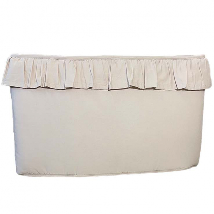 Mini Dreams Spjälskydd Volang Spjälsäng Sand | Babytillbehör - Sova - Spjälskydd | BabyMode