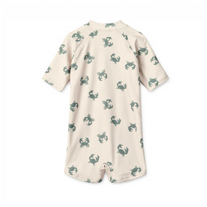 Liewood Max UV-dräkt Crab/Sandy Strl 98 | Kampanjer - Outlet - Outlet 30% | BabyMode
