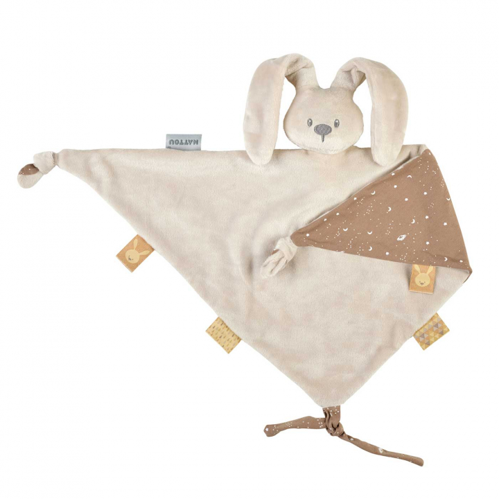 Nattou Lapidou Snutte Stor Glow in the dark Sand | Leksaker - Gosedjur och snuttefiltar - Snuttefiltar | BabyMode
